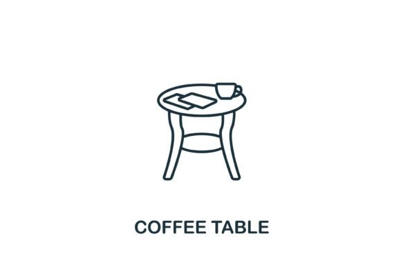 Coffee Table Icon Graphics and Icons