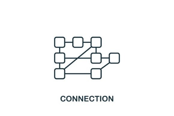 Connection Icon: Graphic Design Asset