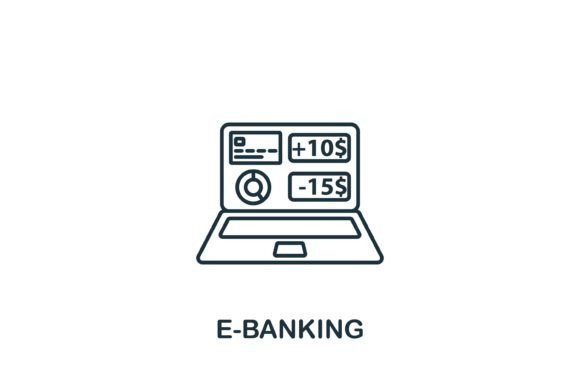 E-Banking Icon Graphics and Icons