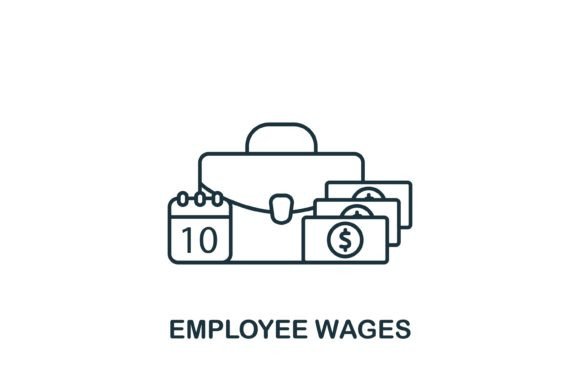 Employee Wages Icon: Graphics and Icons for Real Projects