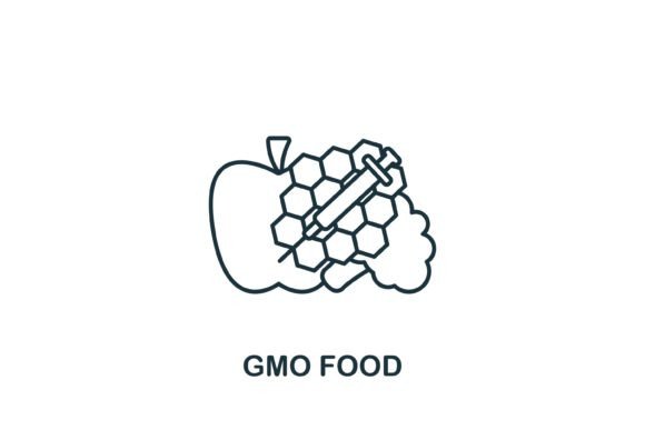 Gmo Food Icon Graphics and Icons