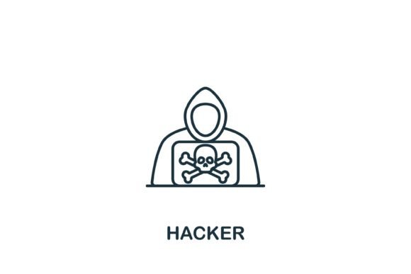 Hacker Icon: Graphics and Icons for Modern Branding