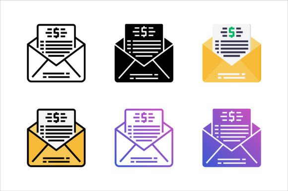 Invoice Icon Graphics and Icons