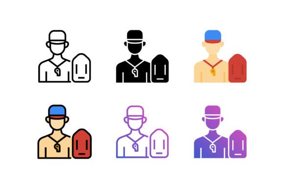 Lifeguard Icons for Graphics and Branding