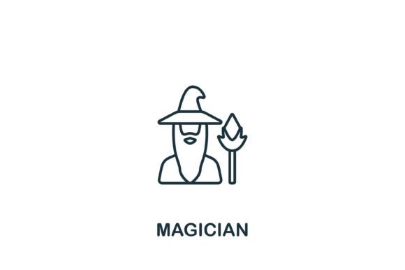 Magician Icon: Graphics and Icons for Creative Projects