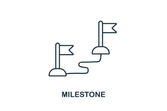 Milestone Icon: Graphics and Icons for Digital Sellers