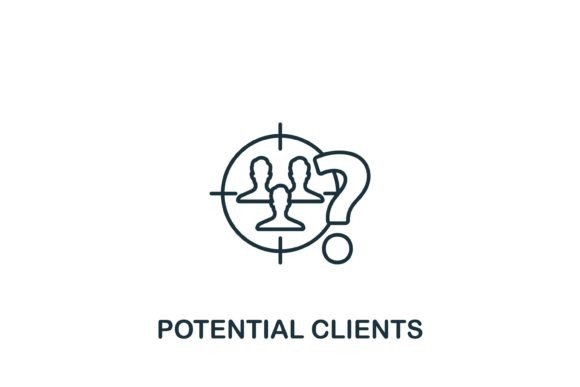 Potential Clients Icon Graphics and Icons