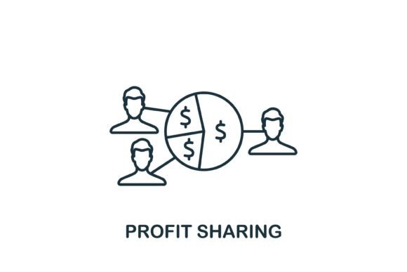 Profit Sharing Icon: Graphics and Icons for Modern Design