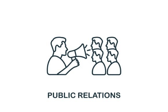 Public Relations Icon: Graphics and Icons for Editorial Design