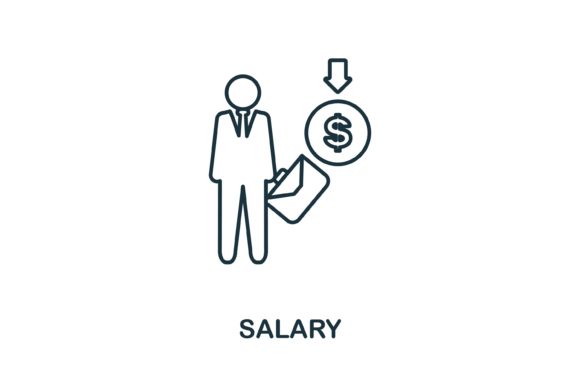 Salary Icon: Graphics and Icons for Branding