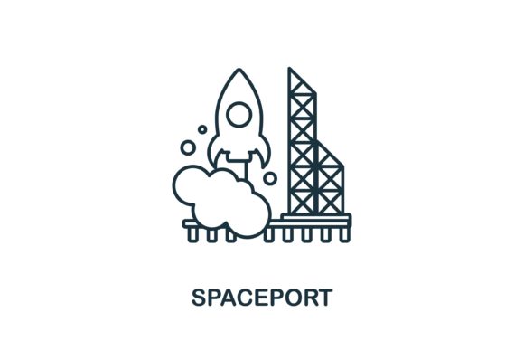 Spaceport Icon: Graphics for Modern Branding