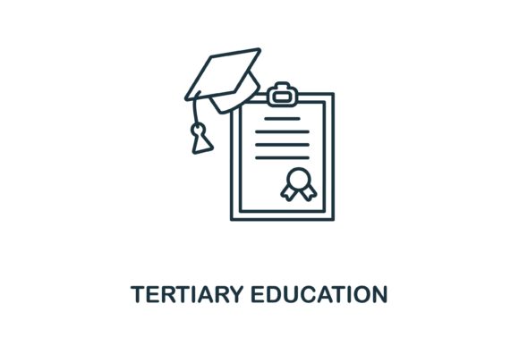 Tertiary Education Icon: Graphics and Icons for Local Branding