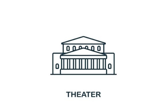 Theater Icon: Graphics and Icons for Digital Sellers