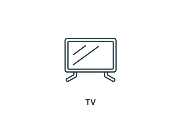 TV Icon for Embroidery Projects