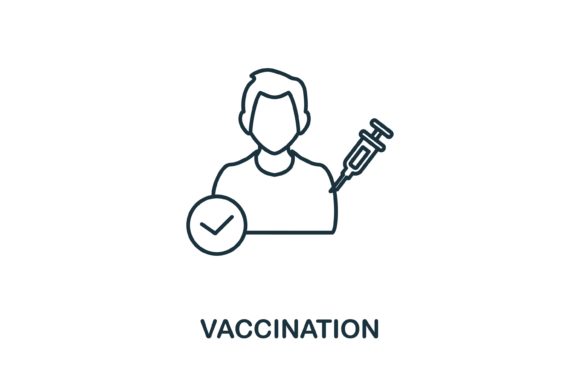 Vaccination Icon: Graphics and Icons for Local Business
