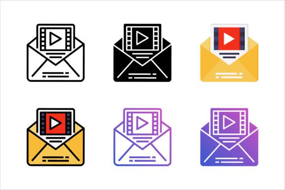 Video Mail Icon: Graphics and Icons for Local Business